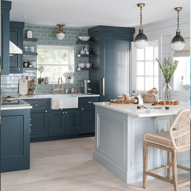 21 Gorgeous Blue Kitchens That'll Have You Dreaming of Your Next Renovation