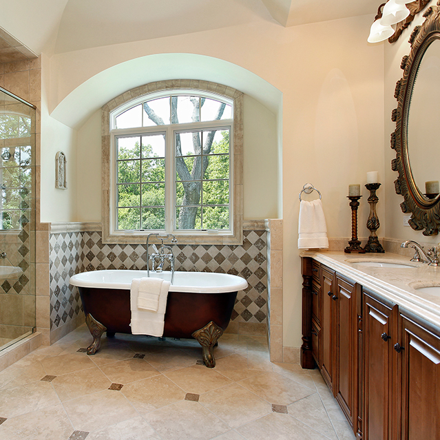 Bathroom in home