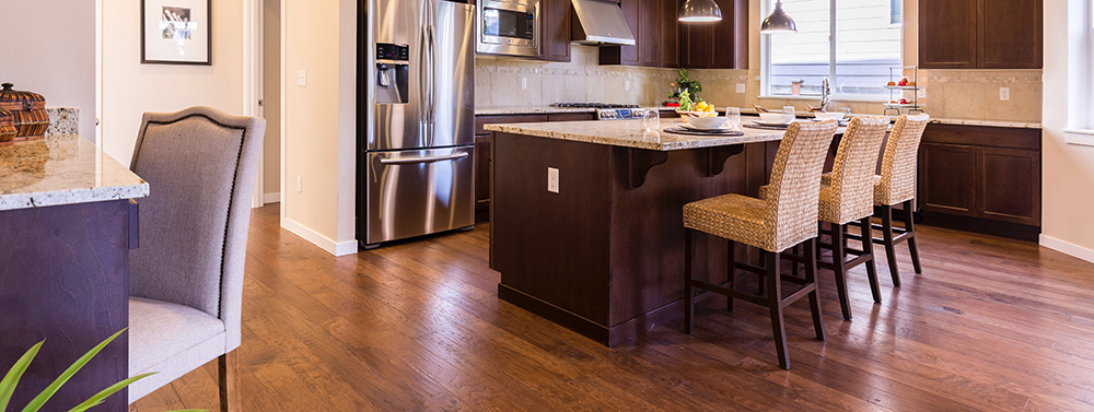 Flooring in kitchen