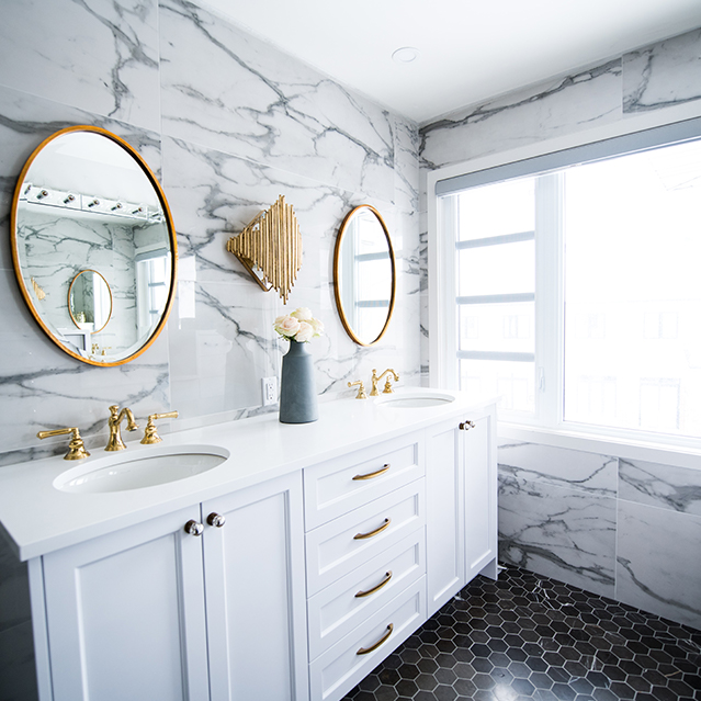 Bathroom in home