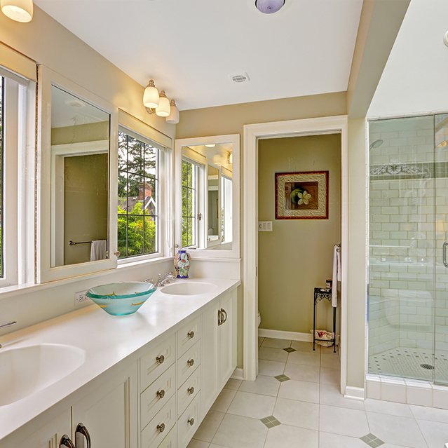 Bathroom in home