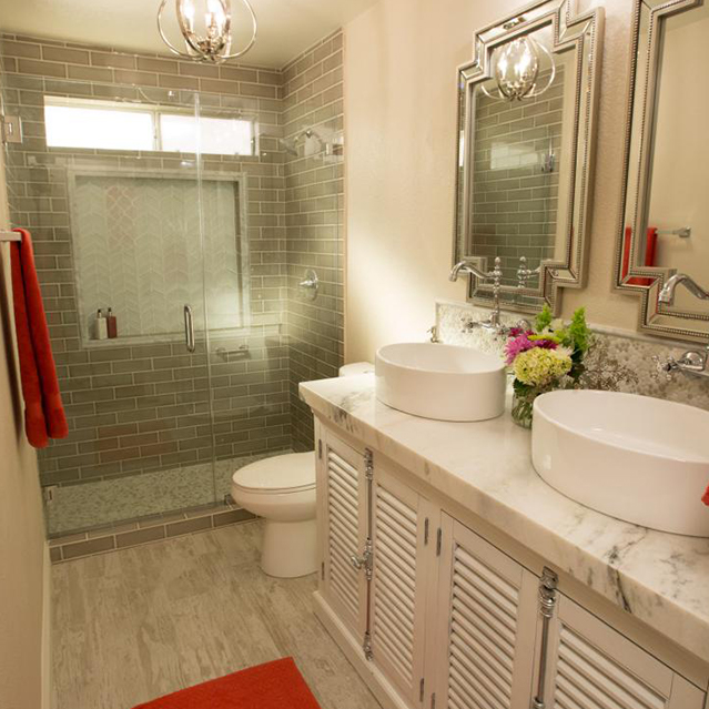 Bathroom in home