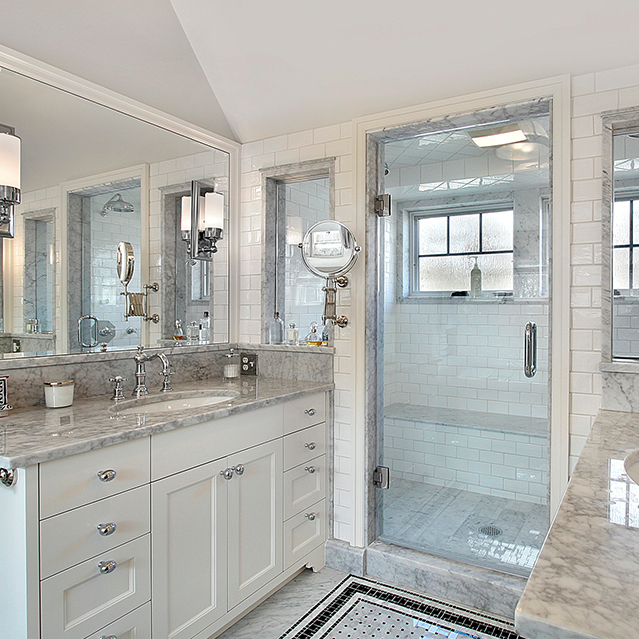 Bathroom in home