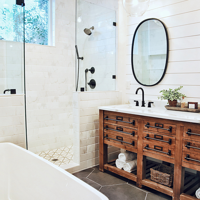 Bathroom in home