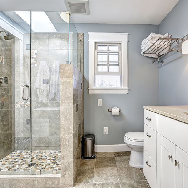 Bathroom in home