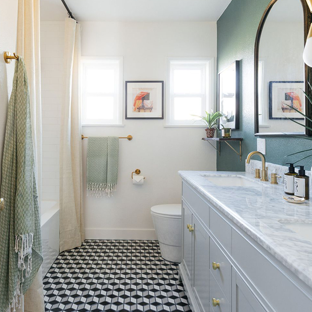 Bathroom in home