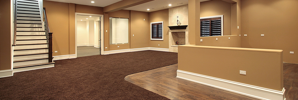 Clear basement in home