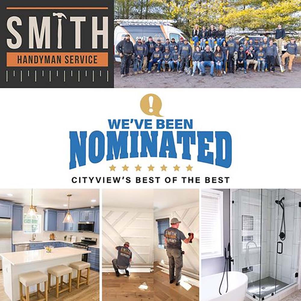 Smith Handyman Service was nominated for Cityviews Best of the Best 2023. 